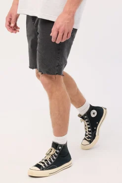 Bones Denim Short Ash Black