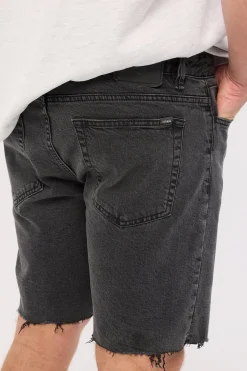 Bones Denim Short Ash Black