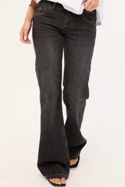 Bootcut Low Rider Jean Worship Black Dust