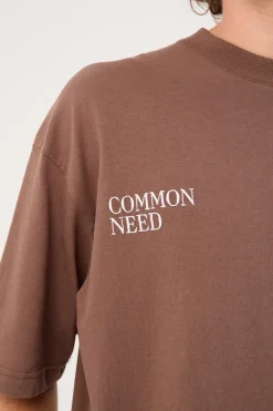 Botanica Heavyweight Easy Tee Brown