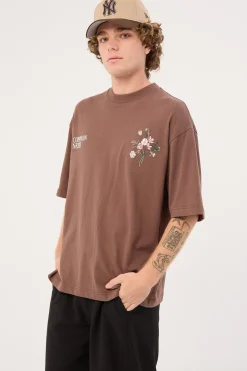 Botanica Heavyweight Easy Tee Brown