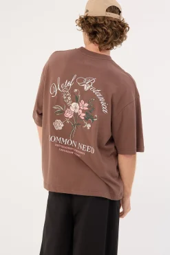 Botanica Heavyweight Easy Tee Brown