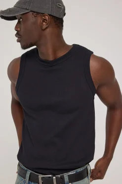 Bound High Neck Tank Black