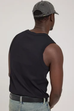 Bound High Neck Tank Black