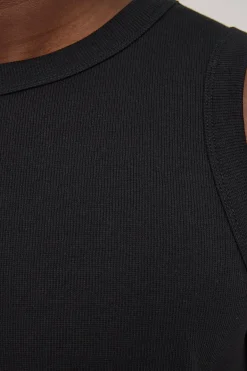 Bound High Neck Tank Black