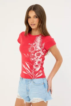 Boundless Club Tee Flame Red