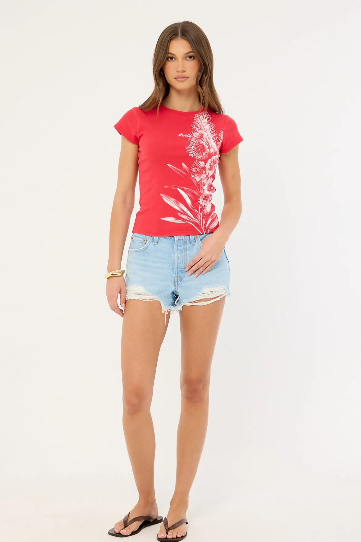 Boundless Club Tee Flame Red