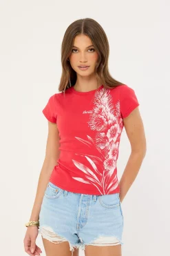 Boundless Club Tee Flame Red