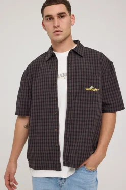 Boxcar Shirt Black Check