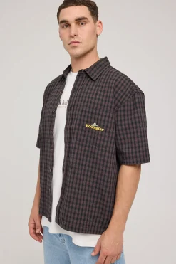 Boxcar Shirt Black Check