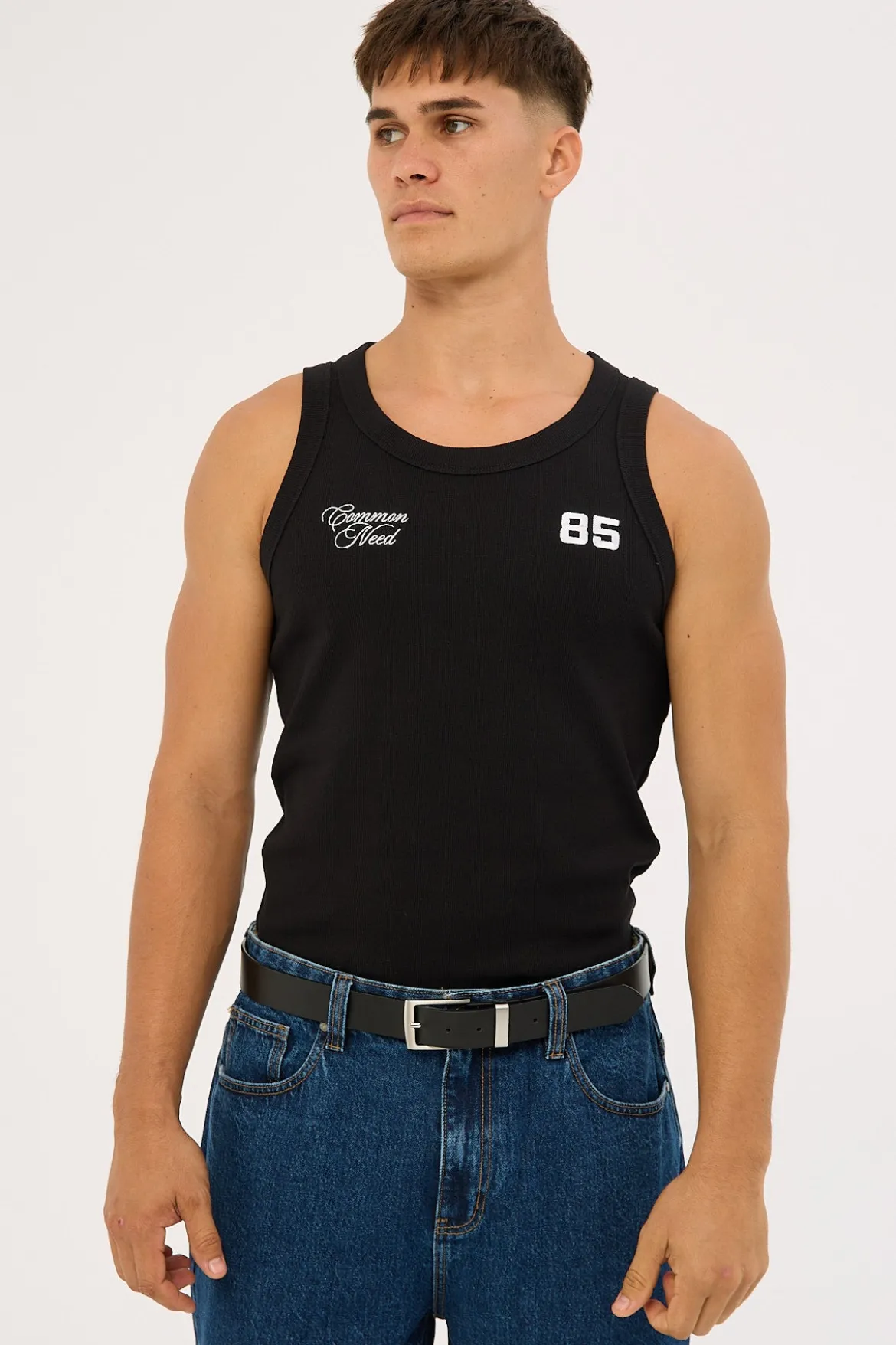 Brady Luxe Singlet Tank Black