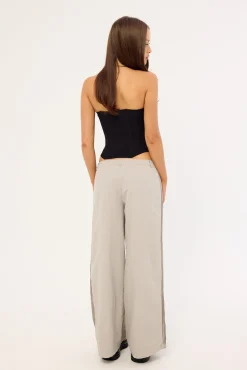 Briar Low rise Wide Leg Pant Grey