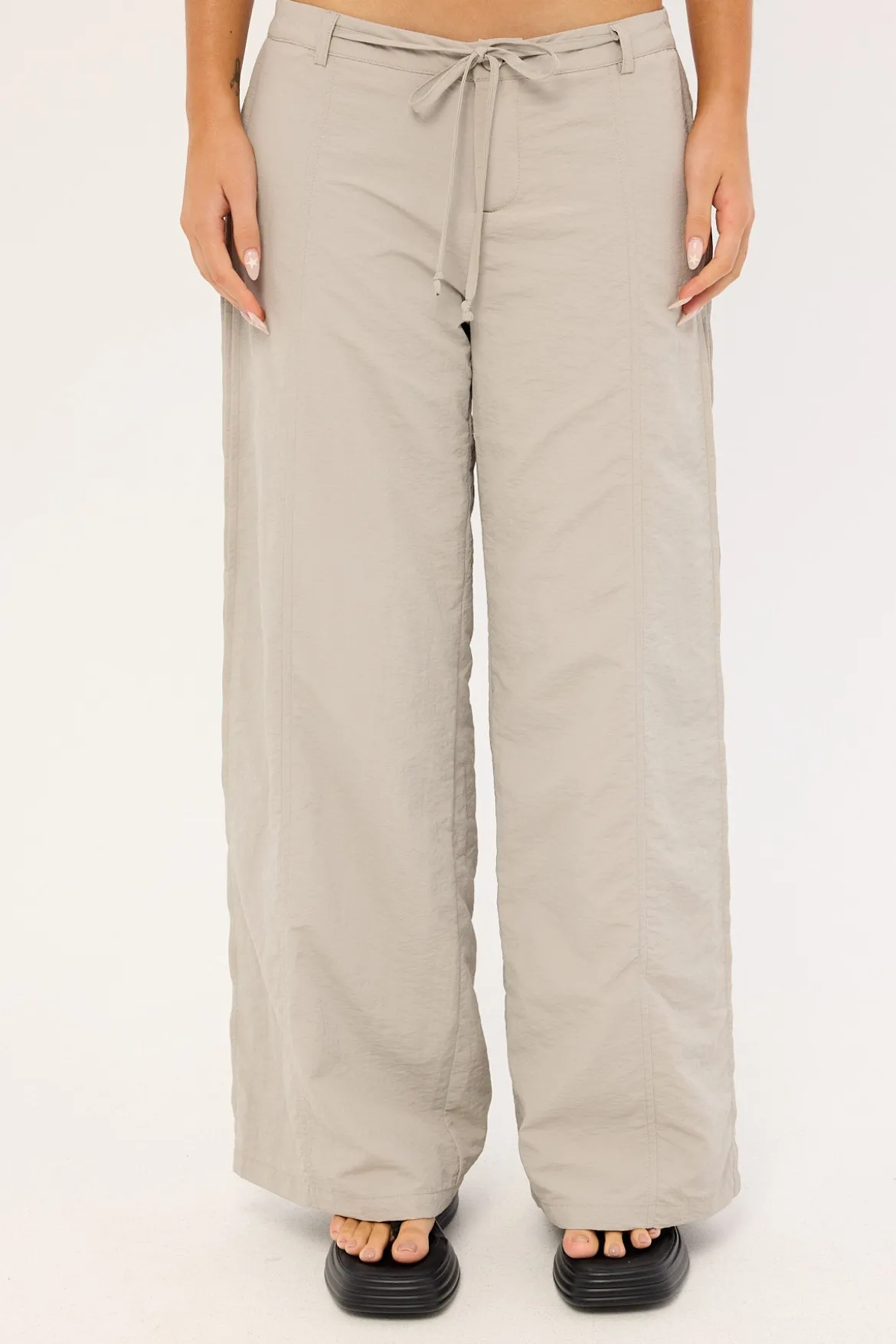 Briar Low rise Wide Leg Pant Grey