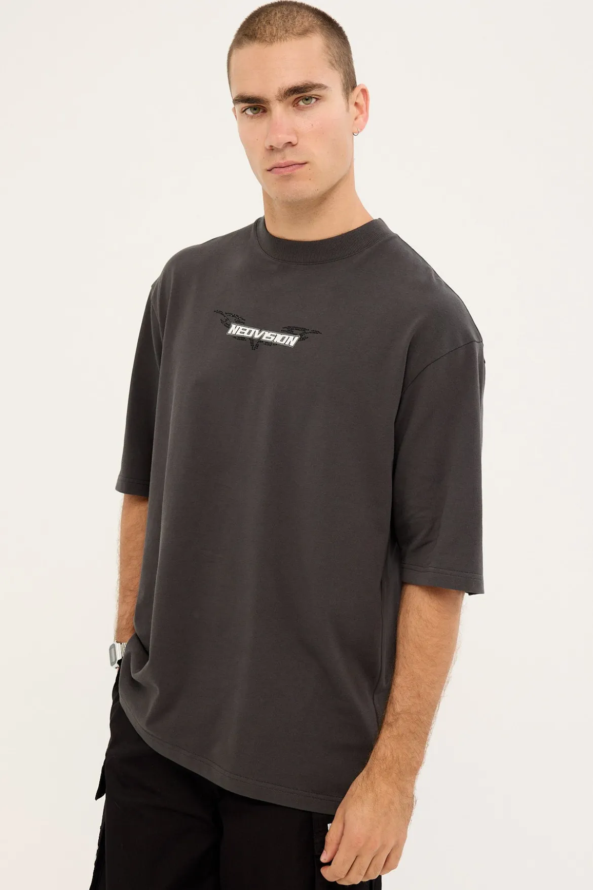 Brimstone Street Super Heavy Tee Asphalt