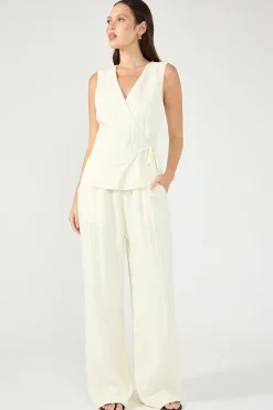 Bronte Elasticated Pant Cream