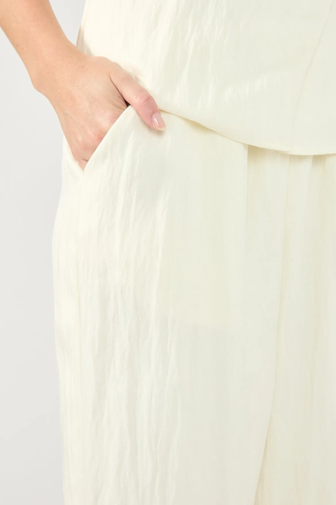 Bronte Elasticated Pant Cream