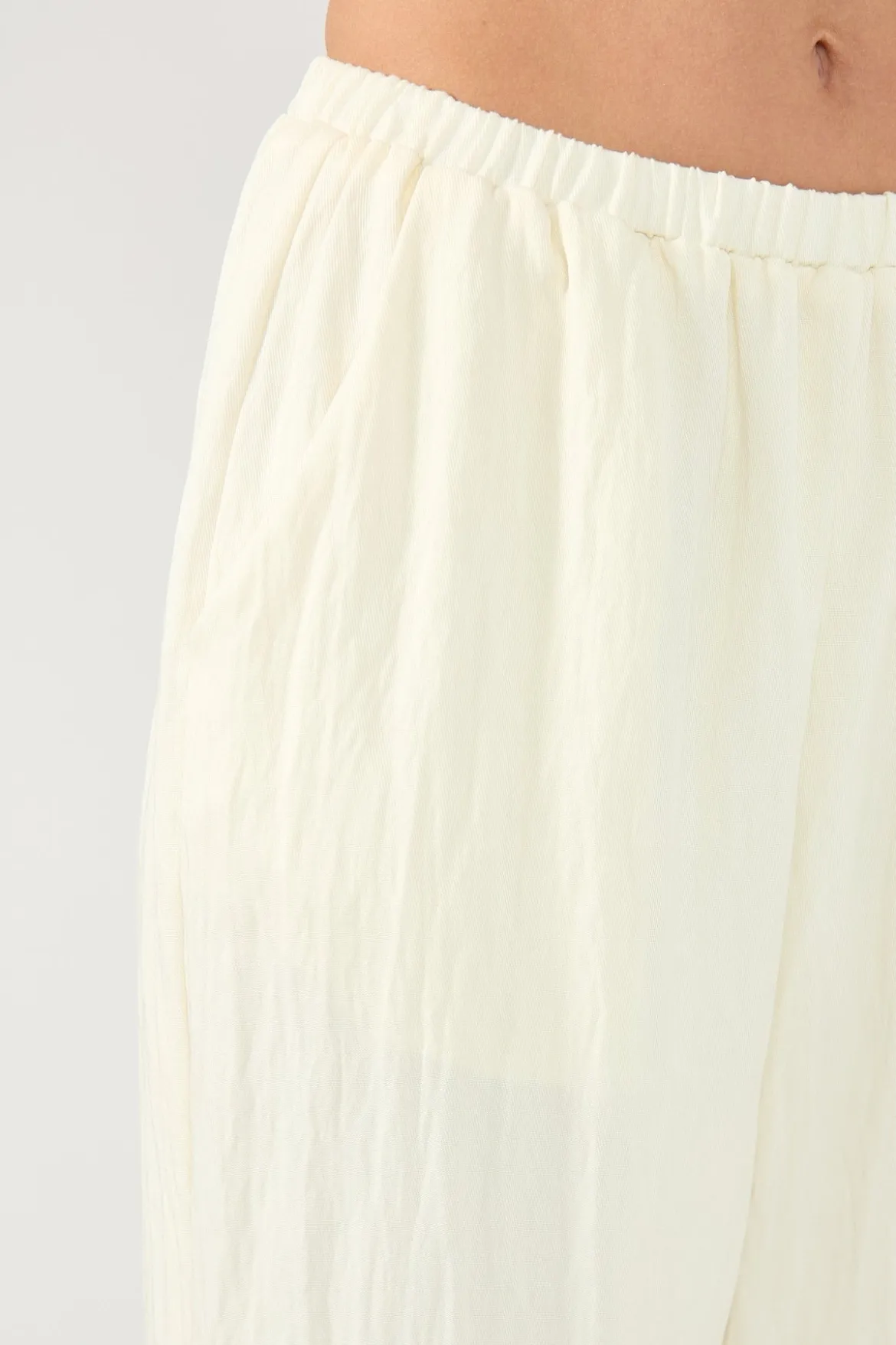 Bronte Elasticated Pant Cream