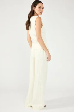 Bronte Elasticated Pant Cream