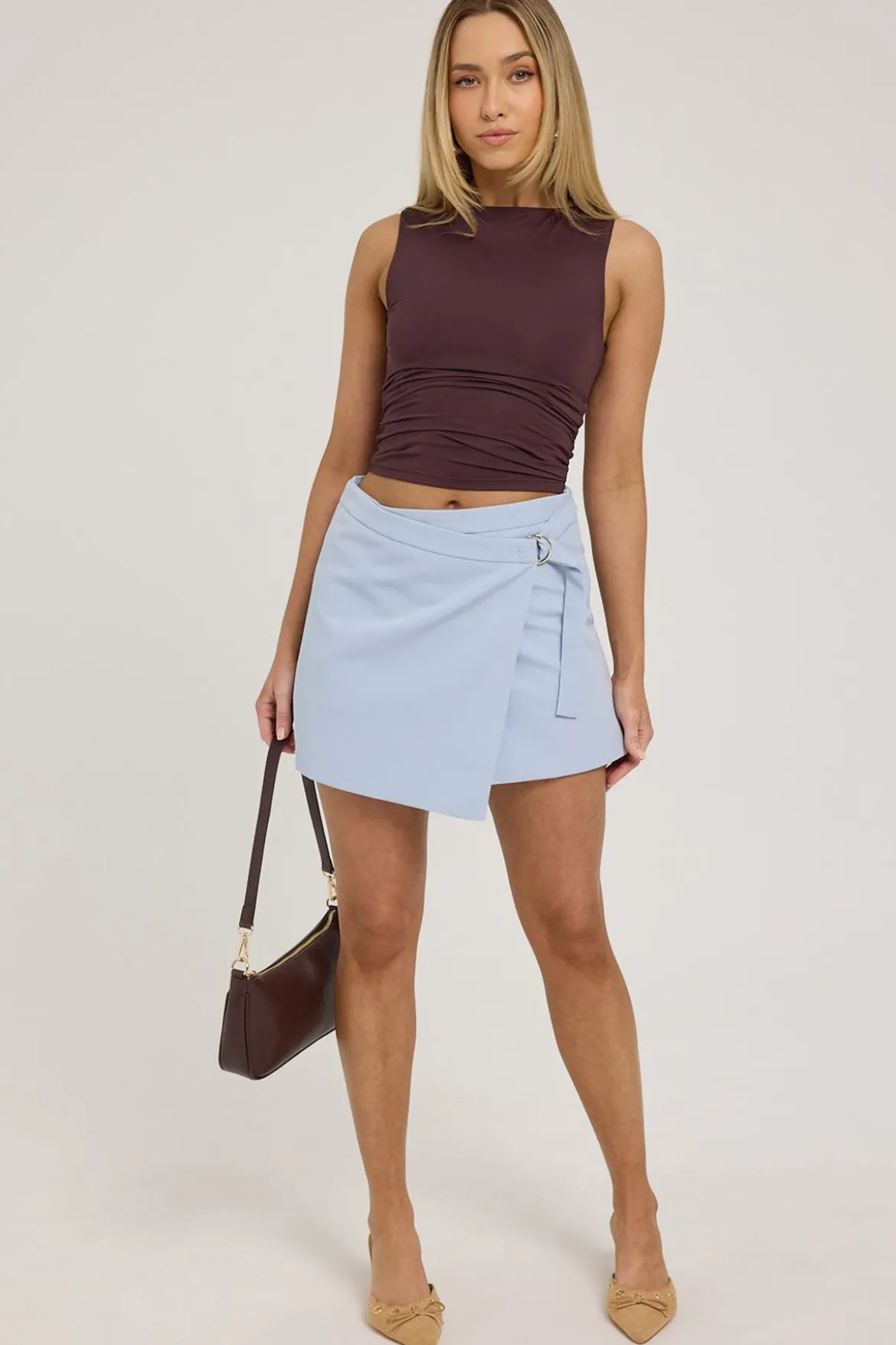 Buckle Up Skort Baby Blue