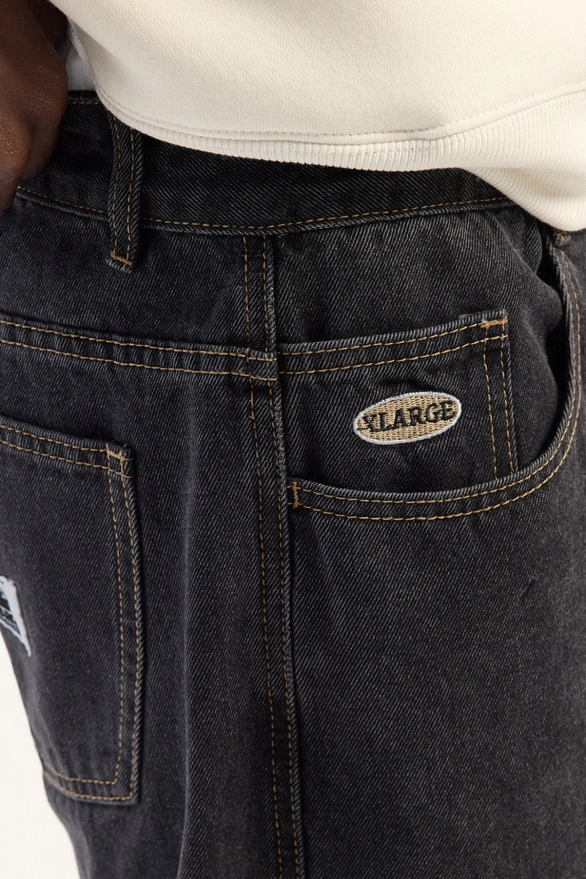 Bull Denim 91 Baggy Jean Washed Black