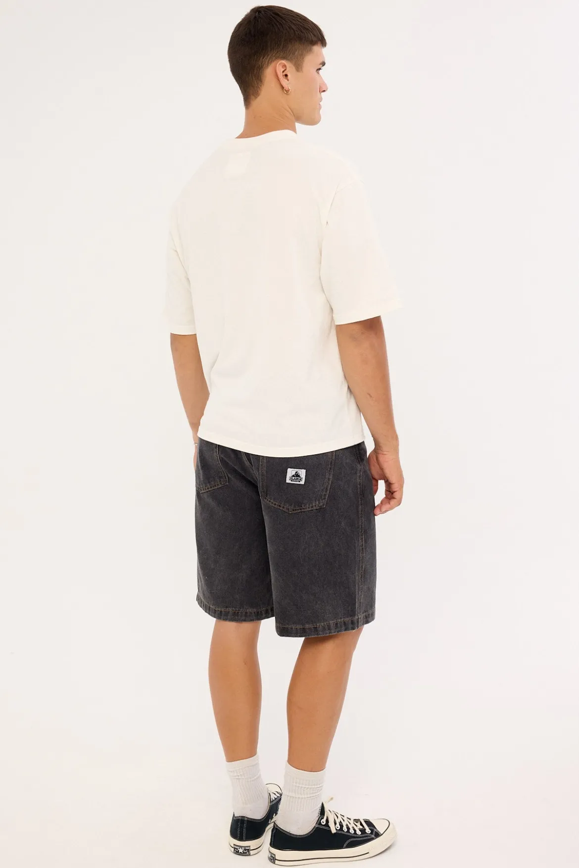 Bull Denim 91 Short Washed Black