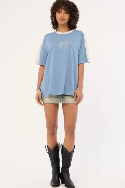 Bullet Brooks Oversize Tee Dusty Blue