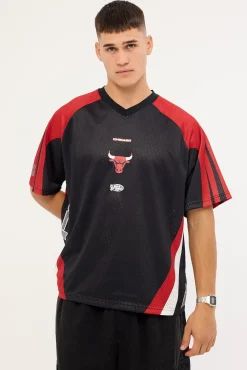 Bulls Warehouse Rave Jersey Black/Crimson/Gun Powder Grey