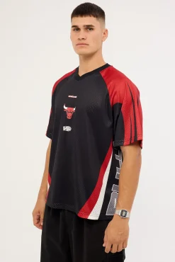 Bulls Warehouse Rave Jersey Black/Crimson/Gun Powder Grey