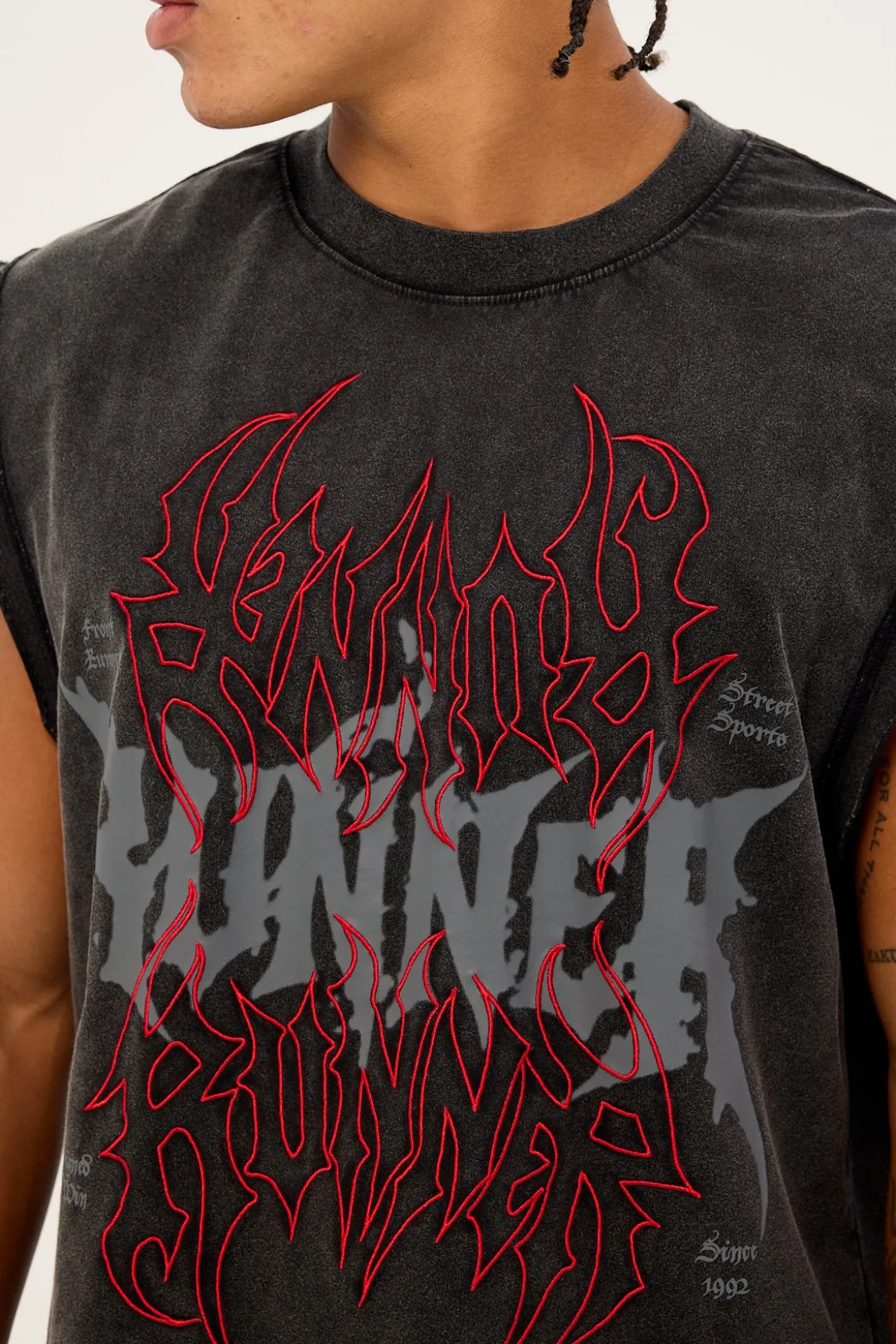 Burn Muscle Washed Black
