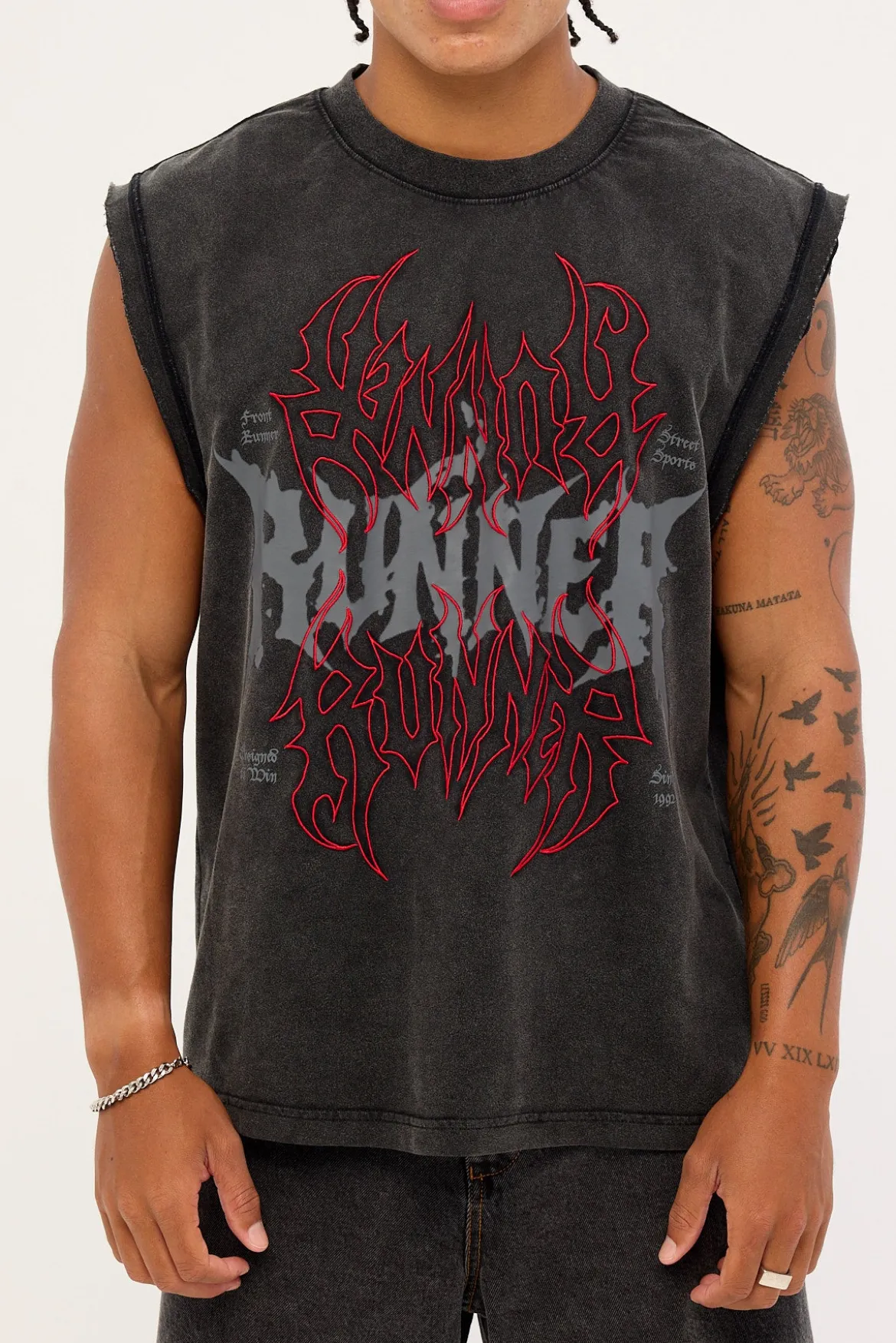 Burn Muscle Washed Black