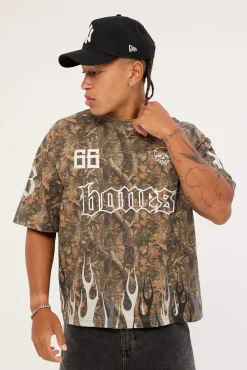 Burner Boxy Tee Alphine Camo