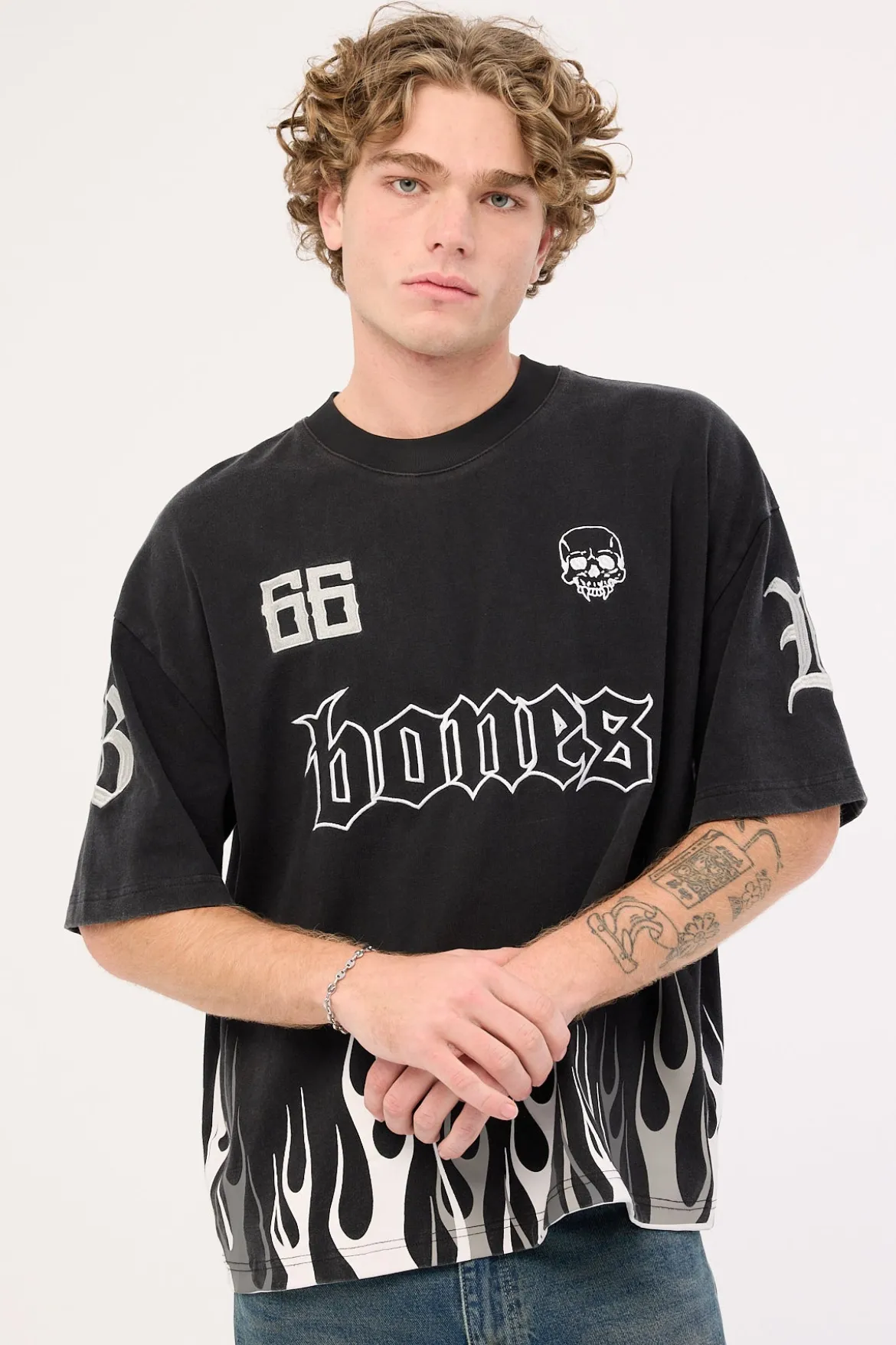 Burner Boxy Tee Black