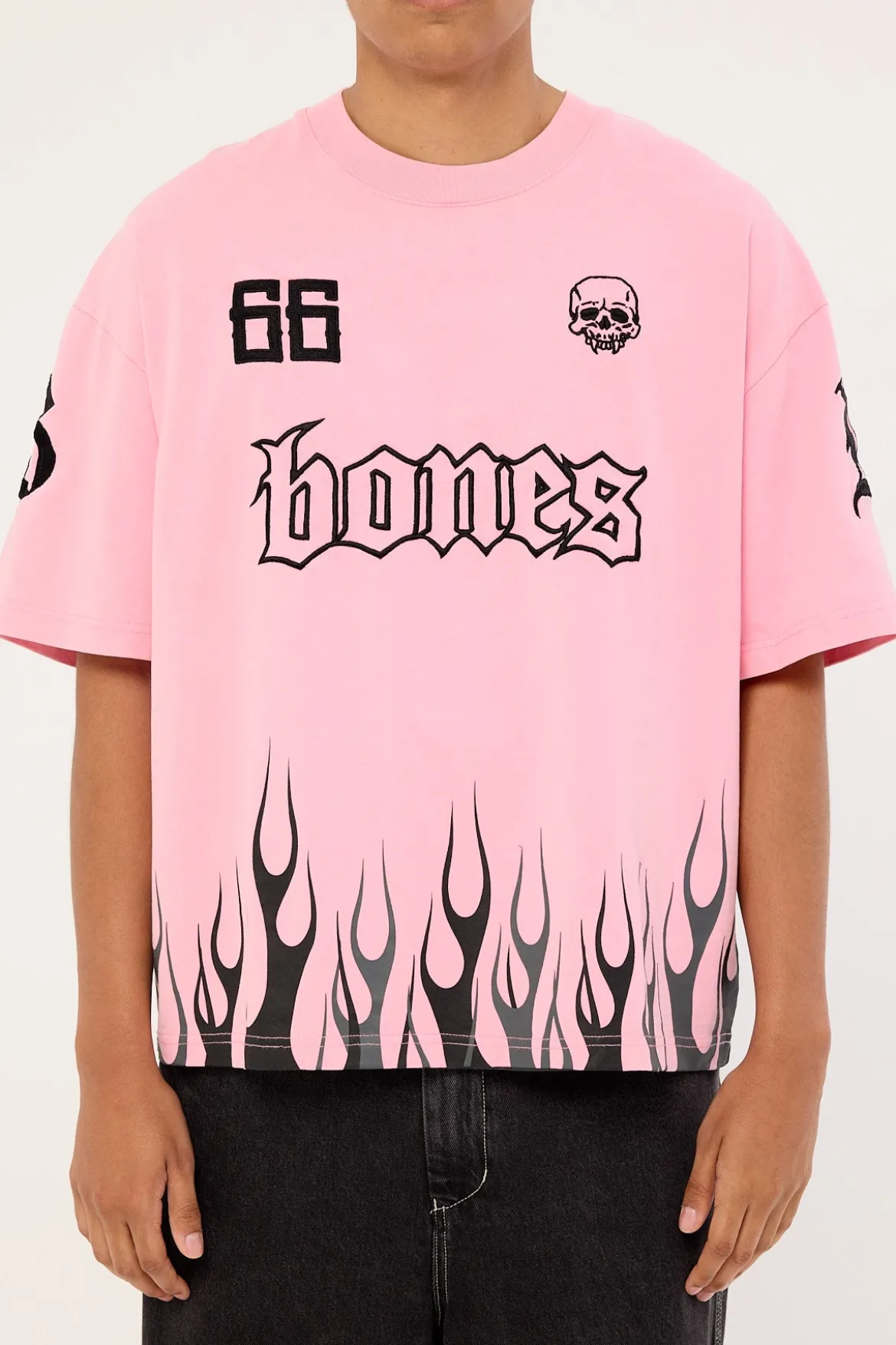 Burner Boxy Tee Washed Pink