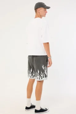 Burner Jersey Shorts Washed Black