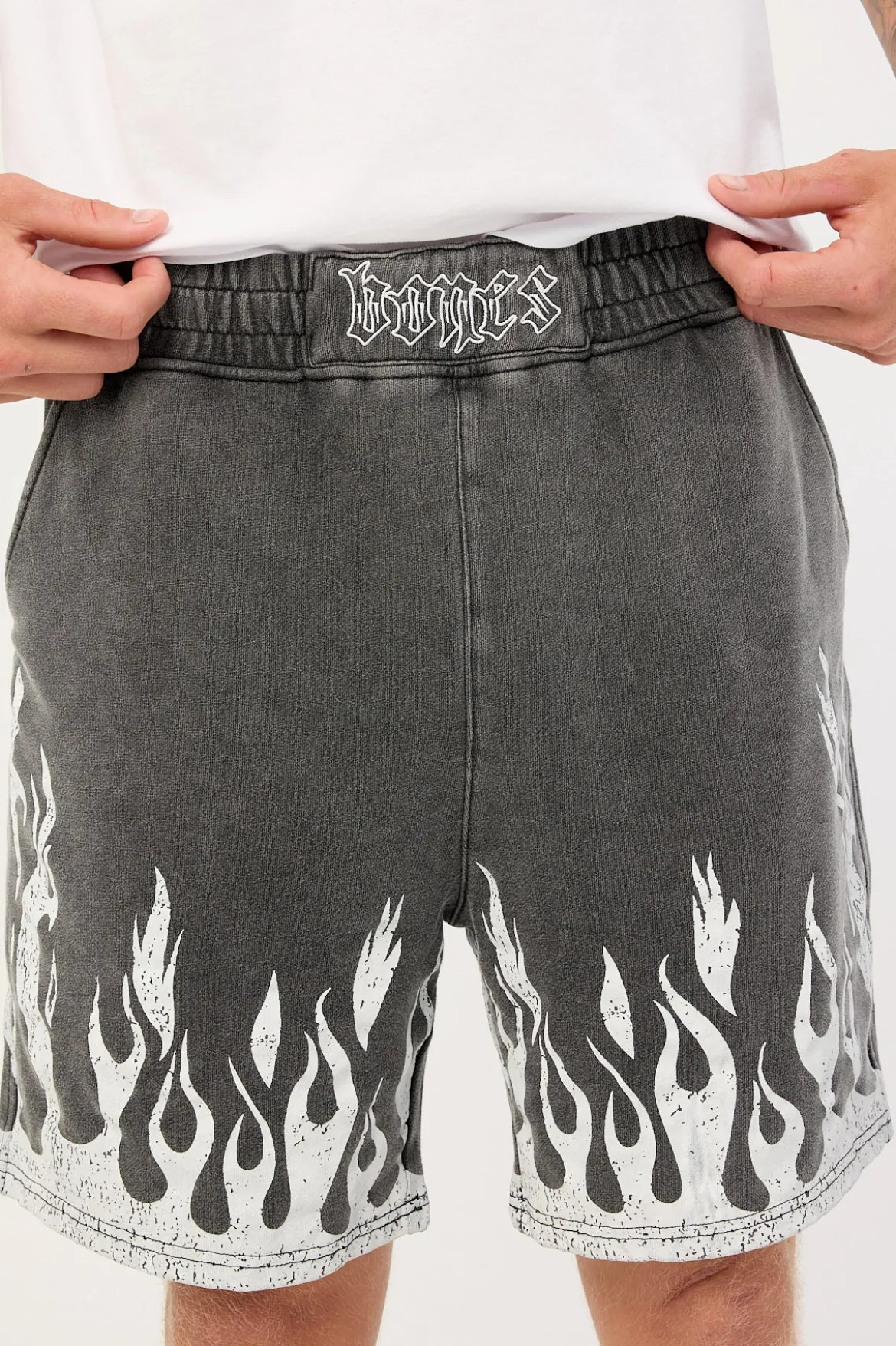 Burner Jersey Shorts Washed Black