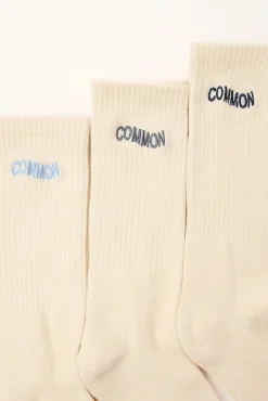 Burst Sock 3 Pack Off White
