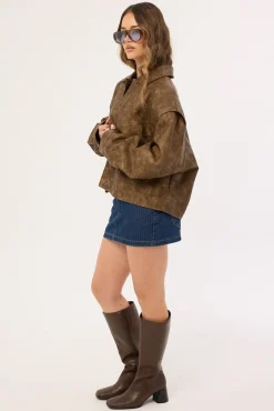 Cadence Smooth Boot Brown Brown