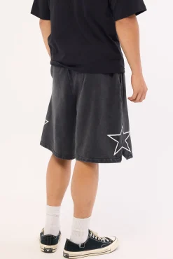 Cagey Loopbk Basketball Short Mineral Black