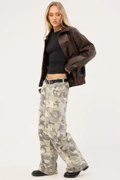 Camo-Mile Low Rise Cargo Pant Camo