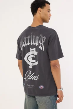 Carlton Vintage Goth Tee Pigment Asphalt