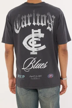 Carlton Vintage Goth Tee Pigment Asphalt