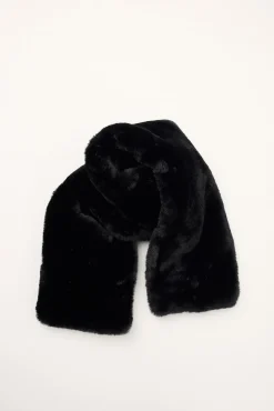 Carmela Faux Fur Scarf Noir