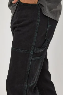 Carpenter Double Knee Pant Black Rinse