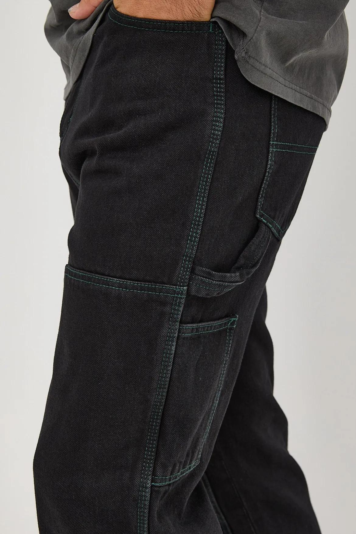 Carpenter Double Knee Pant Black Rinse
