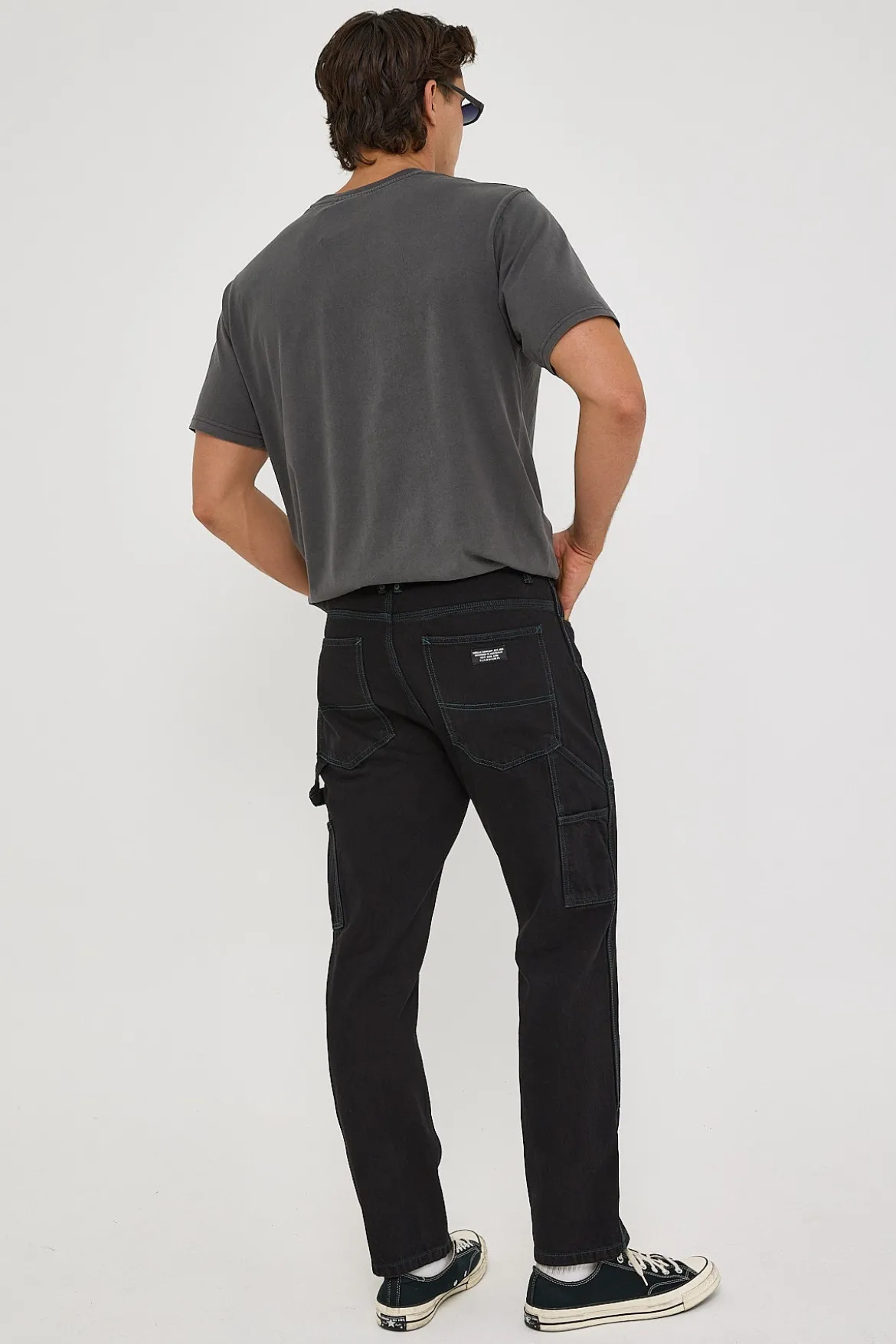 Carpenter Double Knee Pant Black Rinse