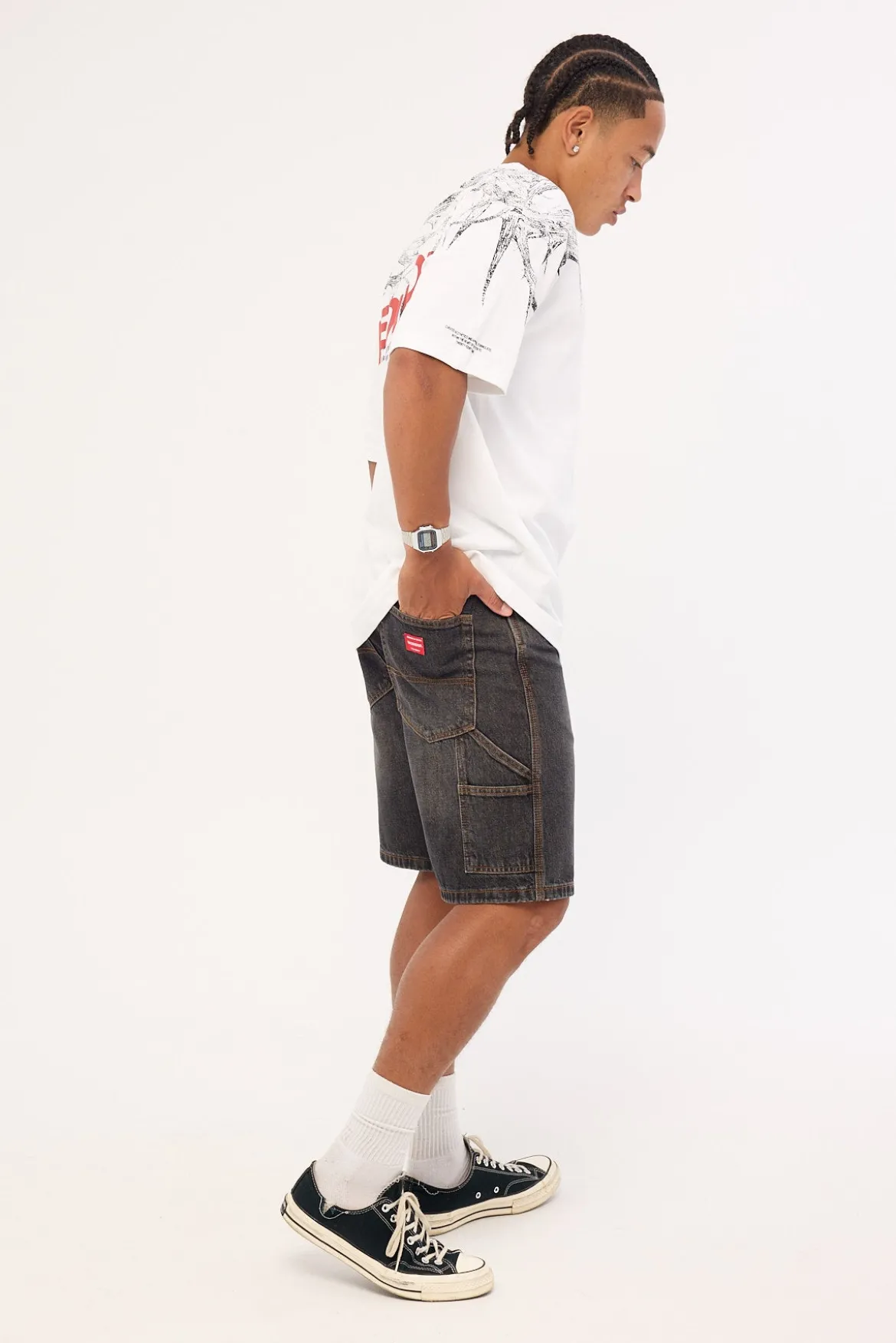Carpenter Jean Short Worship Black Dust