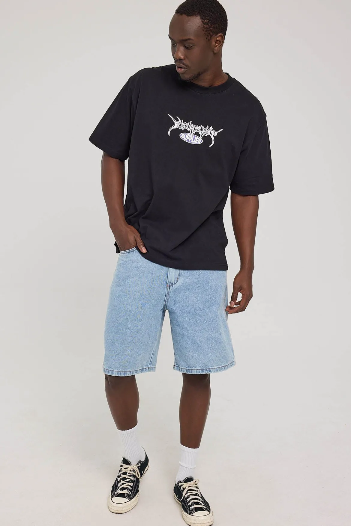 Carpenter Jean Short Worship Worn Blue