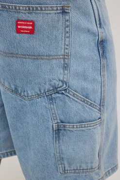 Carpenter Jean Short Worship Worn Blue