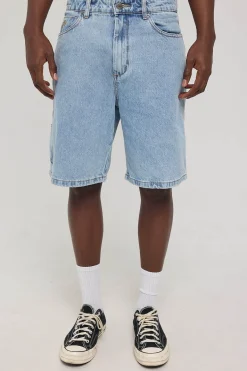 Carpenter Jean Short Worship Worn Blue
