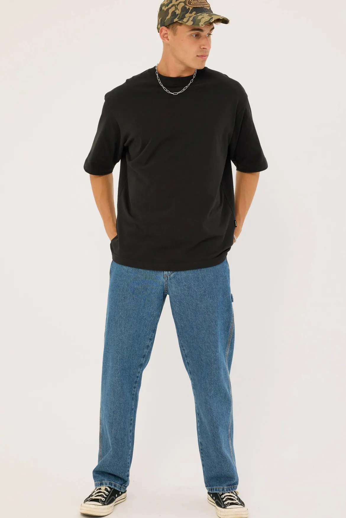 Carpenter Jean Steady Mid Blue